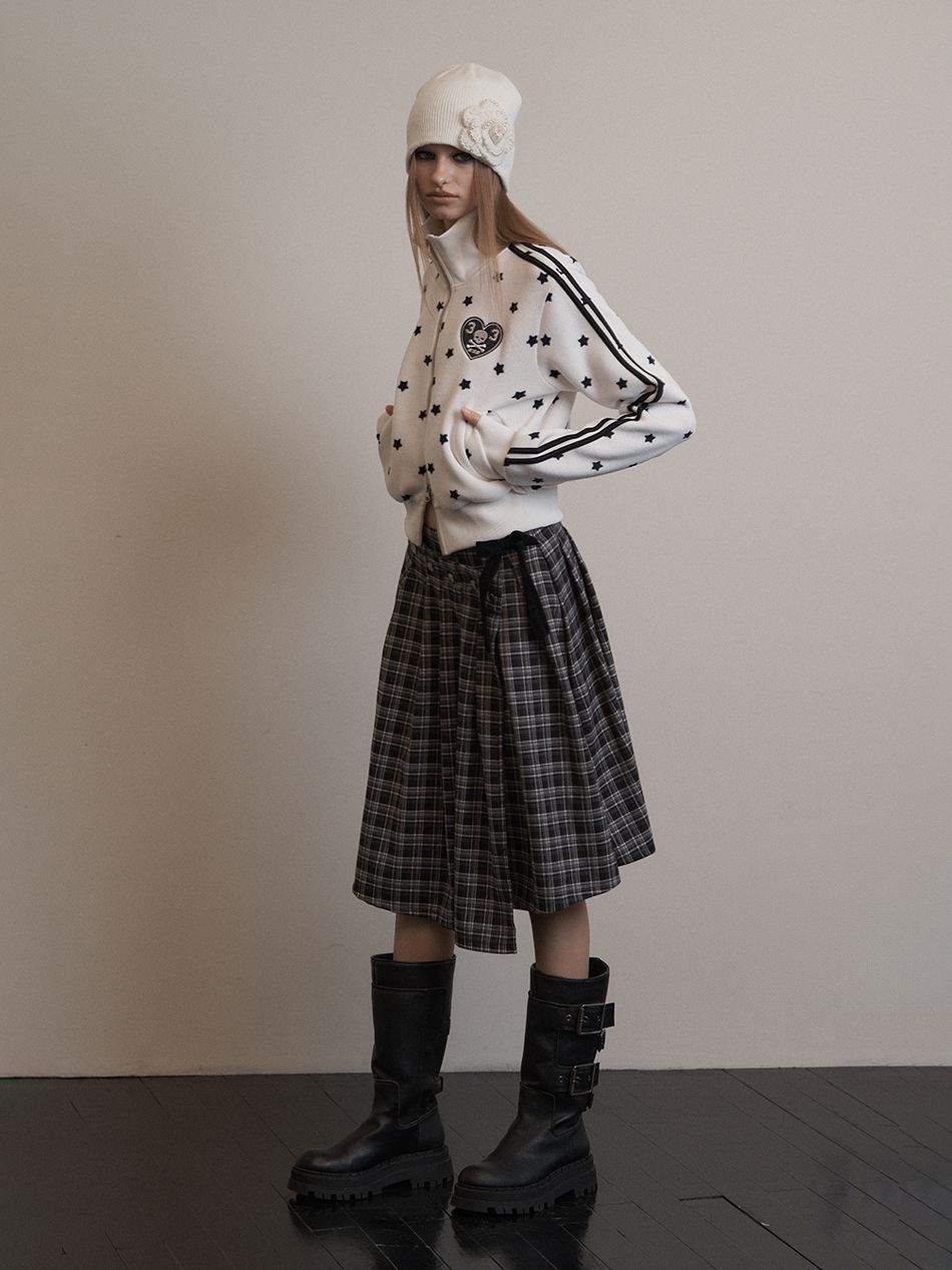 MUSINSA公式 | SETUPEXE STAR SPORTY ZIP-UP / WHITE