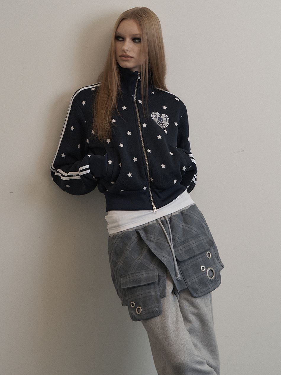 MUSINSA公式 | SETUPEXE STAR SPORTY ZIP-UP / NAVY