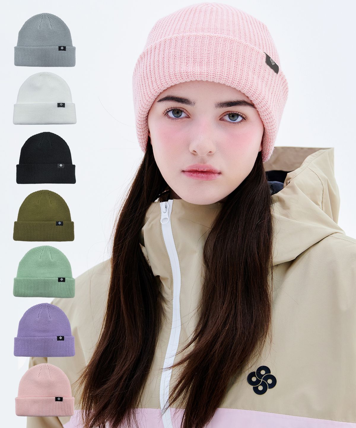 돌아우터웨어(DOLL OUTERWEAR) 2425 듀얼 패치 소프트 비니 7종