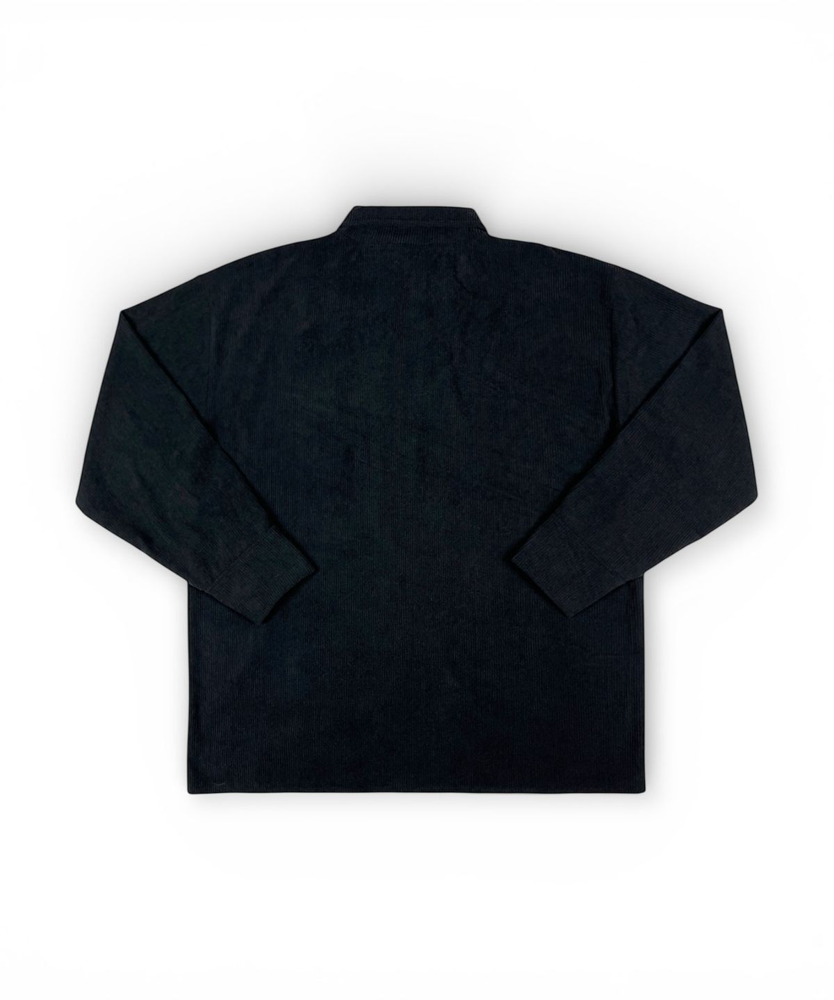본슬리피(BORN SLIPPY) Soft Corduroy Oversize Shirts (Black)