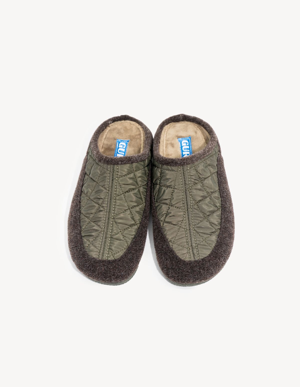 구루스 룸 슈즈(GURUS ROOME SHOES) Cadiz Classic 슬리퍼 카키