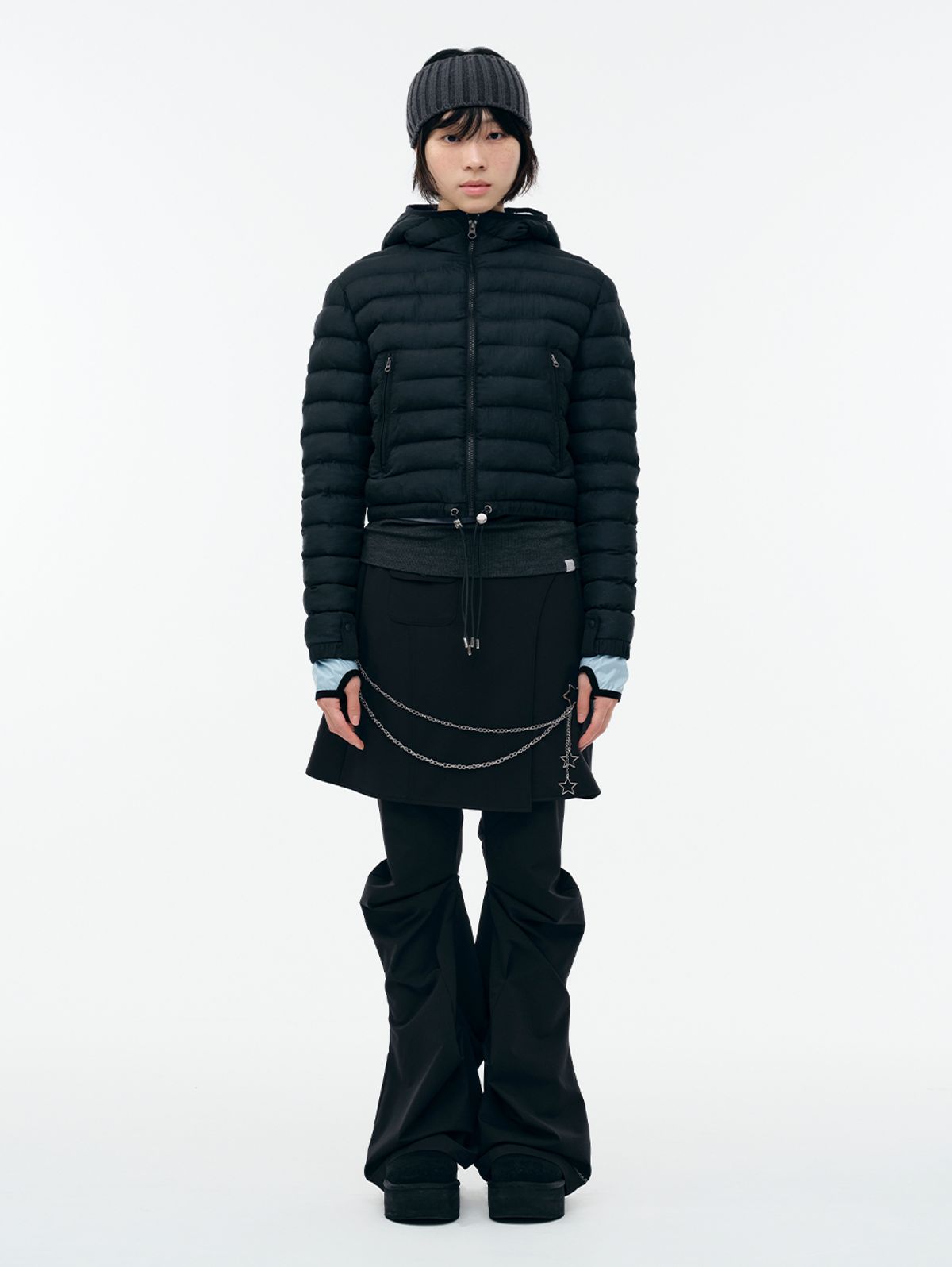 뚜오미오(TUOMIO) LIGHTWEIGHT PUFFER JACKET [BLACK]