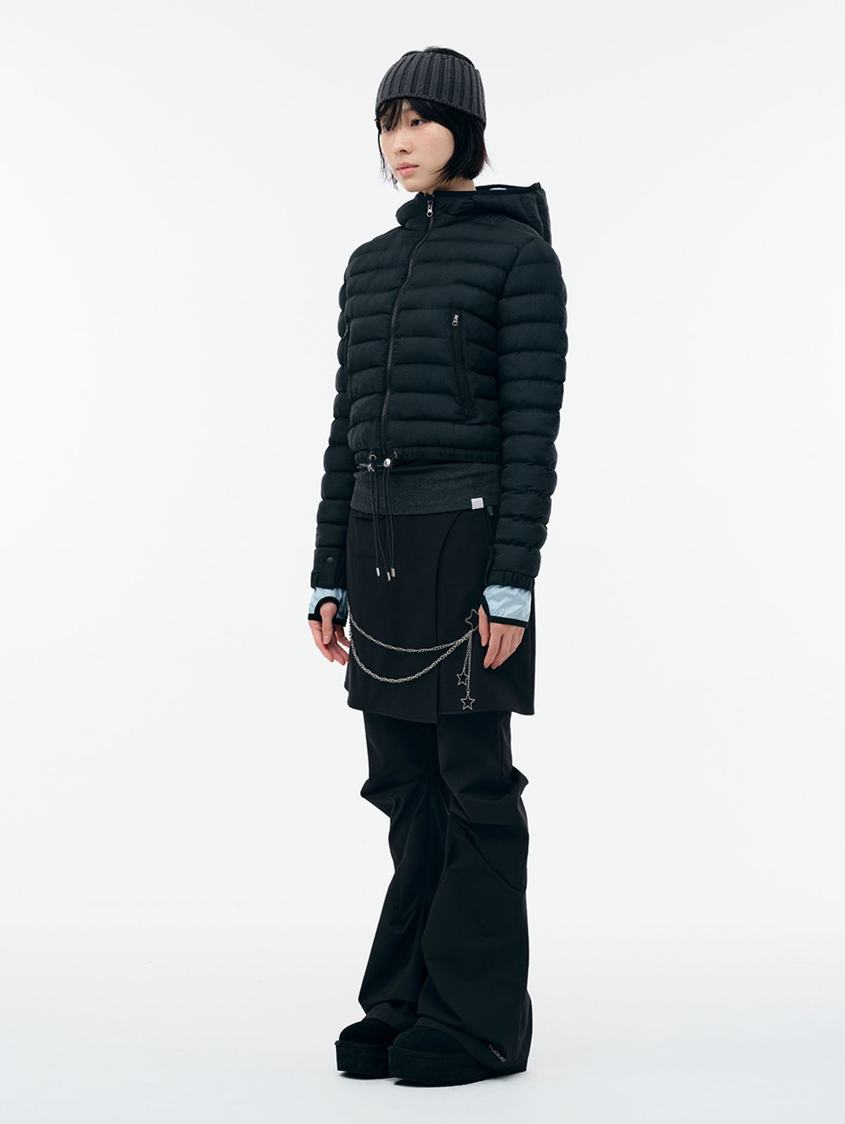 뚜오미오(TUOMIO) LIGHTWEIGHT PUFFER JACKET [BLACK]