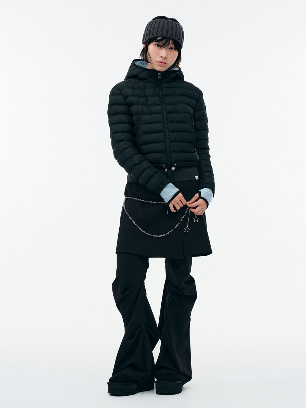 뚜오미오(TUOMIO) LIGHTWEIGHT PUFFER JACKET [BLACK]