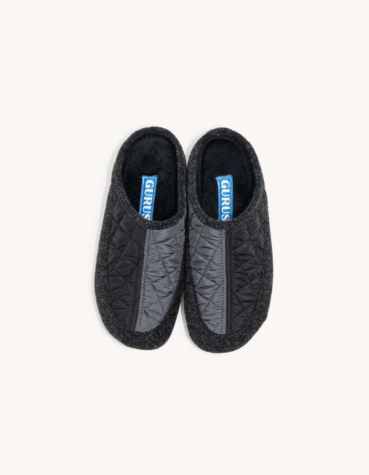 구루스 룸 슈즈(GURUS ROOME SHOES) Cadiz 50 슬리퍼 블랙그레이