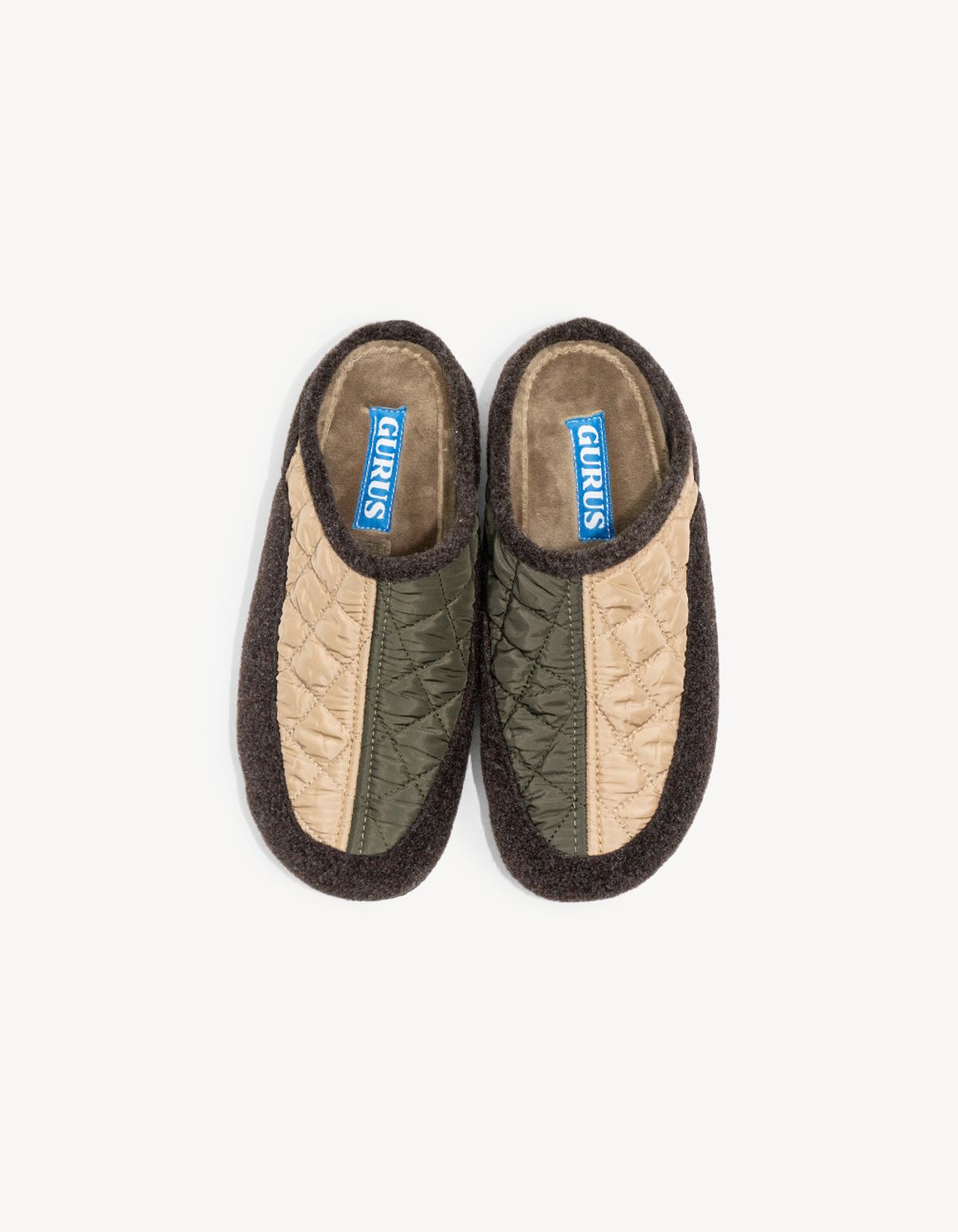 구루스 룸 슈즈(GURUS ROOME SHOES) Cadiz 50 슬리퍼 베이지카키