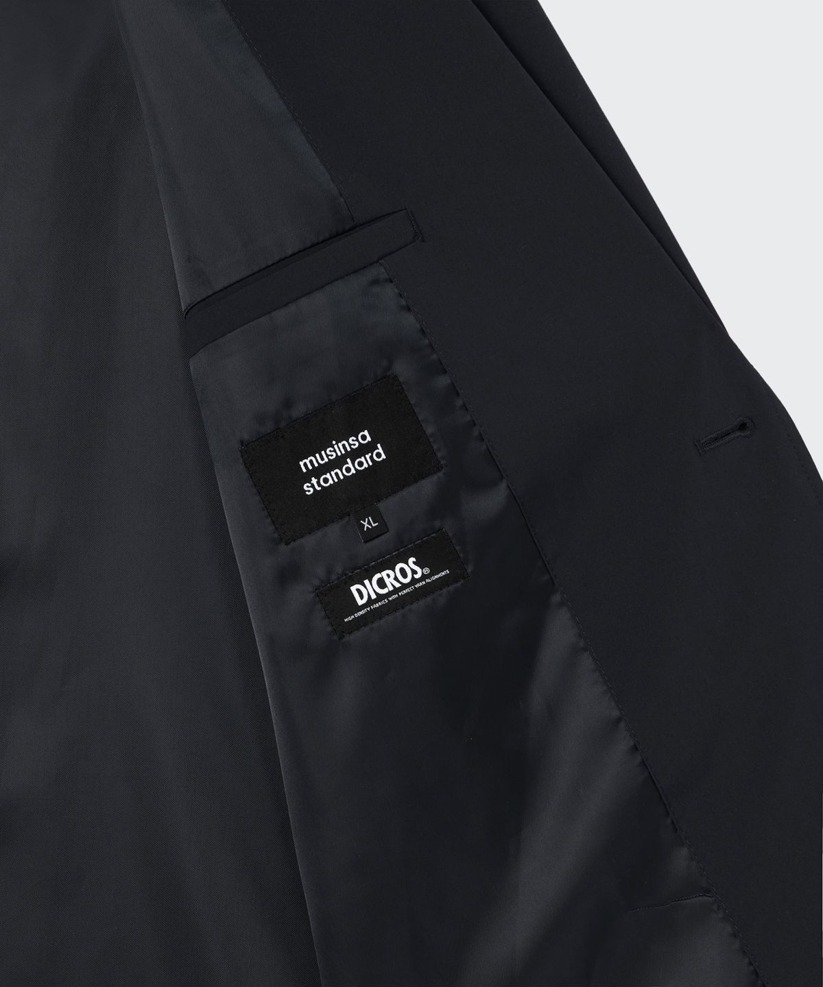 무신사 스탠다드(MUSINSA STANDARD) SOLOTEX 컴포트 블레이저 [블랙]