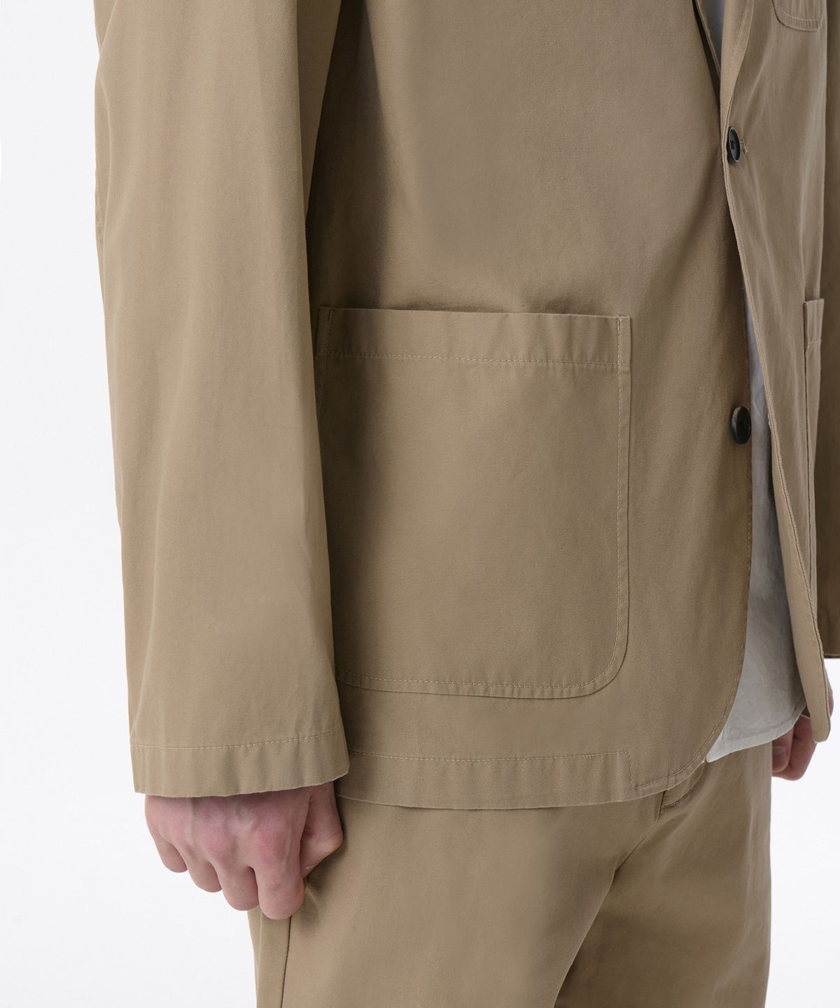 무신사 스탠다드(MUSINSA STANDARD) [시티 워커스] 코튼 블레이저 [베이지]