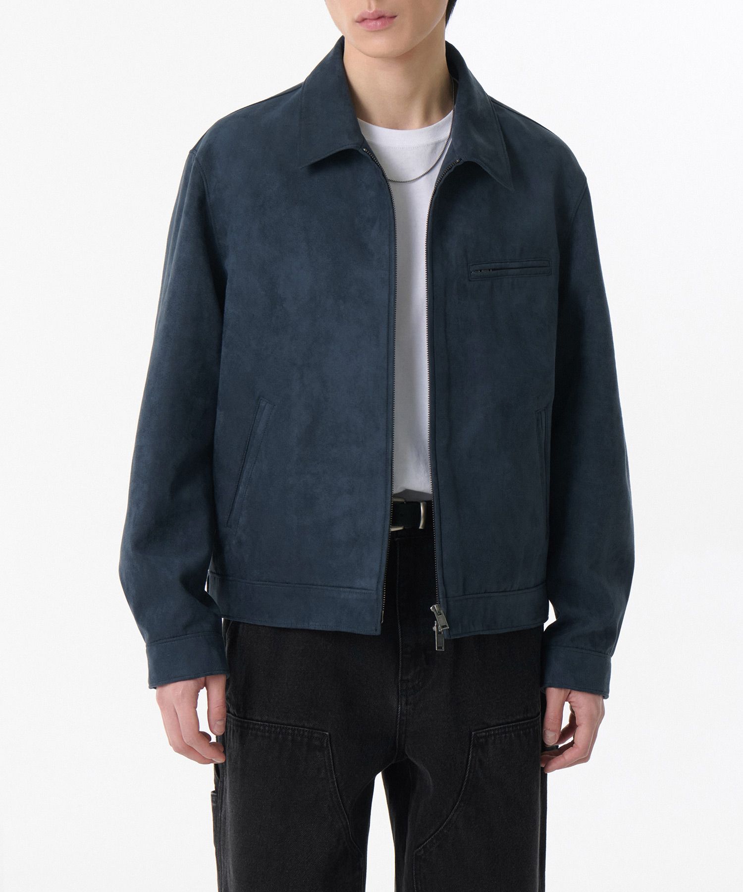ジャケット MONOHA : 25SS / Suede work jacket (3colors) MUSINSA | MUSINSA STANDARD Synthetic Suede Work Jacket [Iron