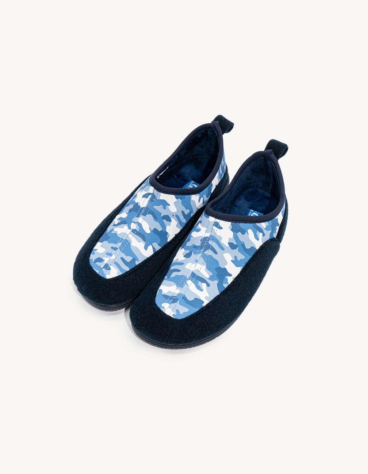 구루스 룸 슈즈(GURUS ROOME SHOES) Valencia Camo 슬립온 블루