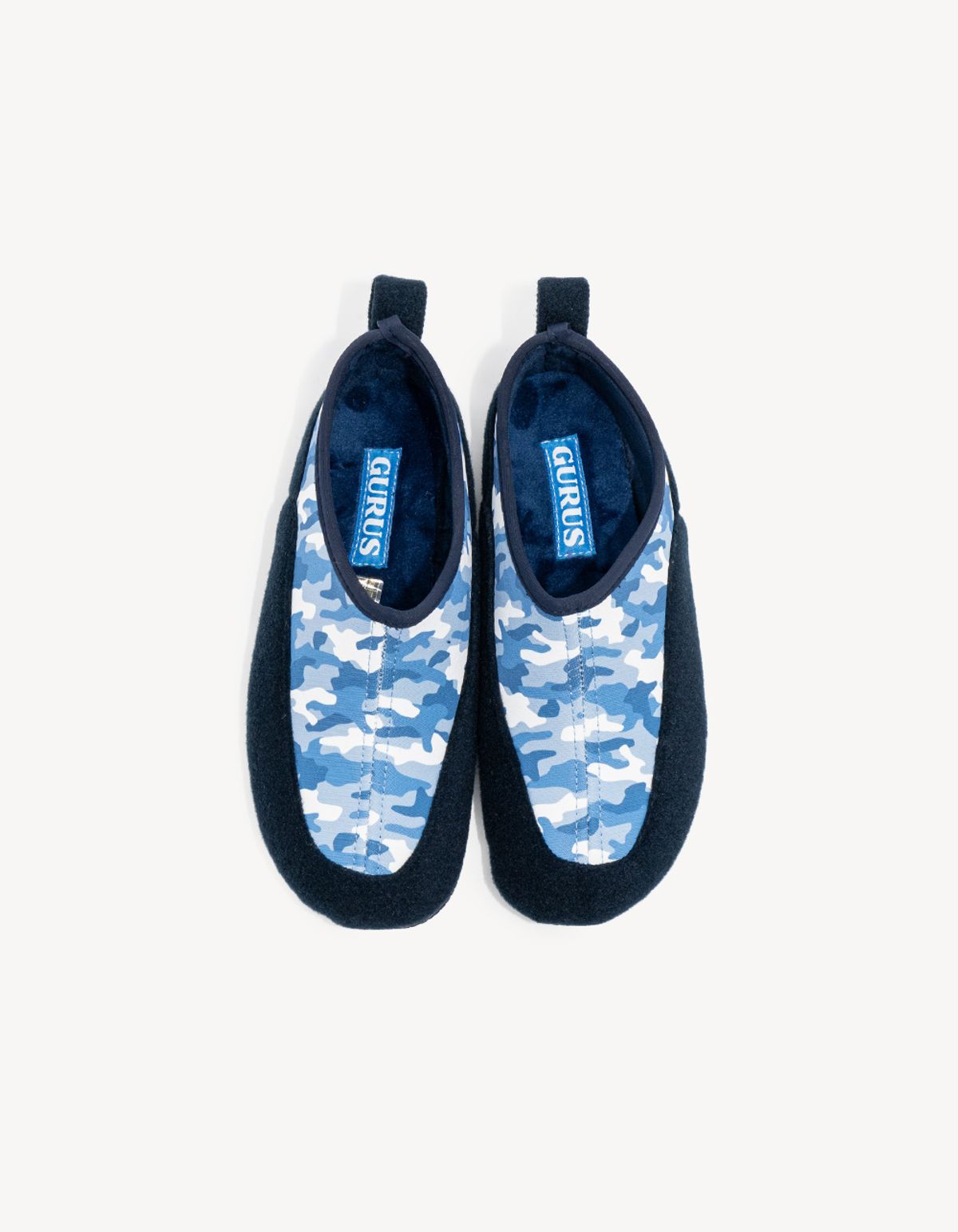 구루스 룸 슈즈(GURUS ROOME SHOES) Valencia Camo 슬립온 블루