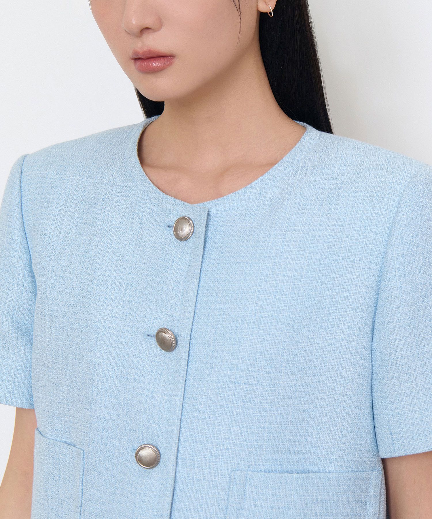 MUSINSA | MUSINSA STANDARD WOMAN Women's Round Neck Tweed