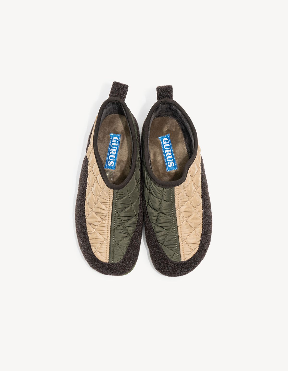 구루스 룸 슈즈(GURUS ROOME SHOES) Valencia 50 슬립온 베이지카키