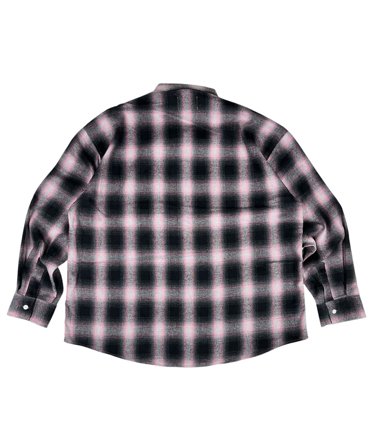 스케이터락(SK8ER ROCK) Vintage Ombre Check Shirt ((Pink))