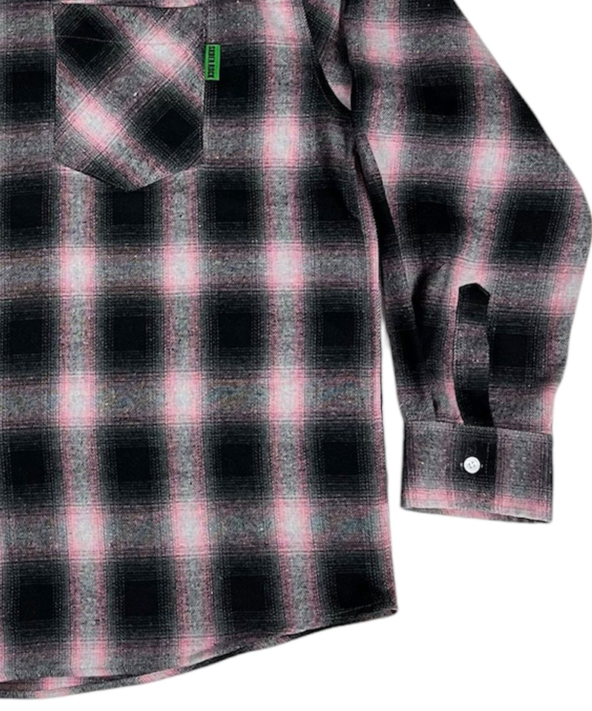 스케이터락(SK8ER ROCK) Vintage Ombre Check Shirt ((Pink))