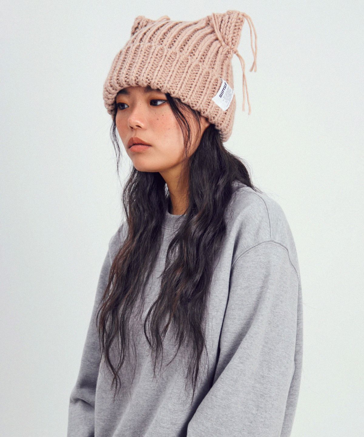 슬리피슬립(SLEEPYSLIP) BREAD PINK BEANIE