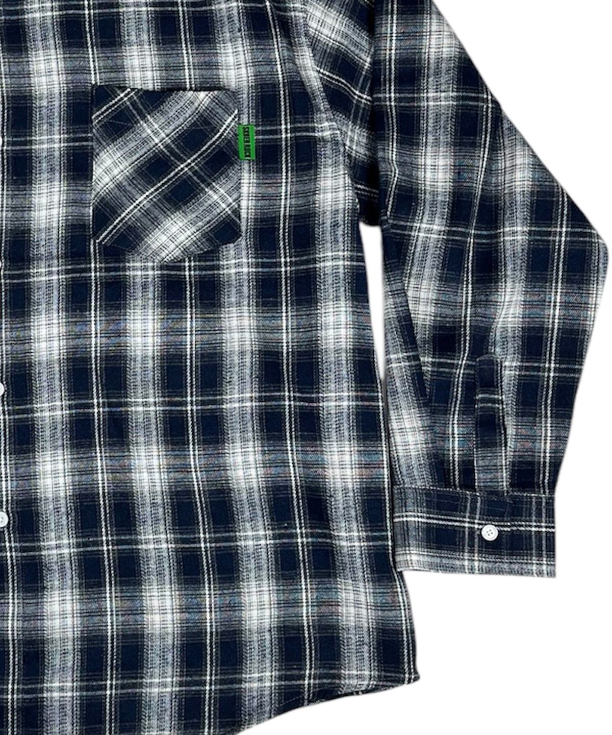스케이터락(SK8ER ROCK) Vintage Tartan Check Shirt ((Navy))