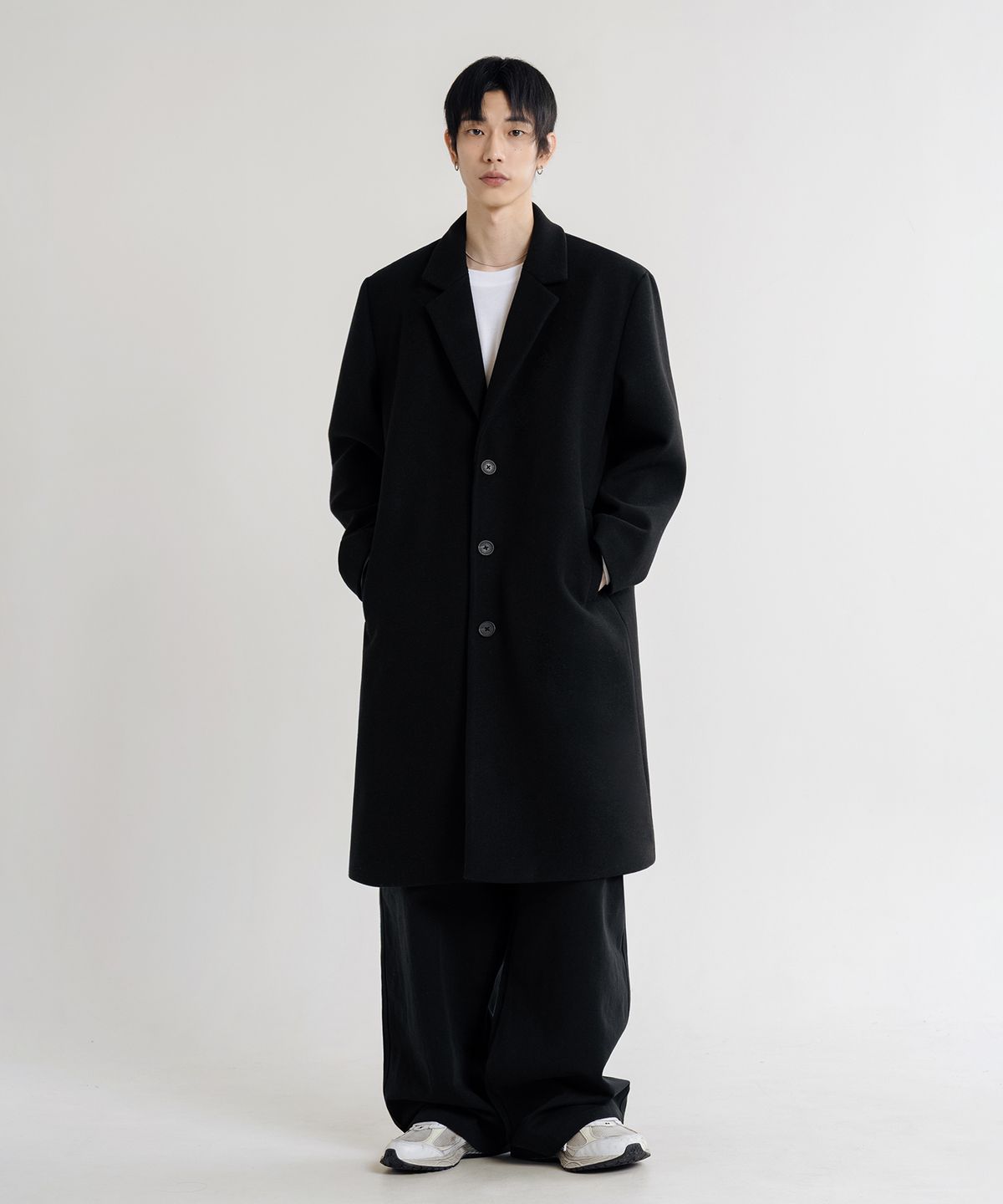 리메인세컨드(LEMAIN SECOND) 울 블렌드 오버핏 베스트 코트 컬렉션_3STYLE