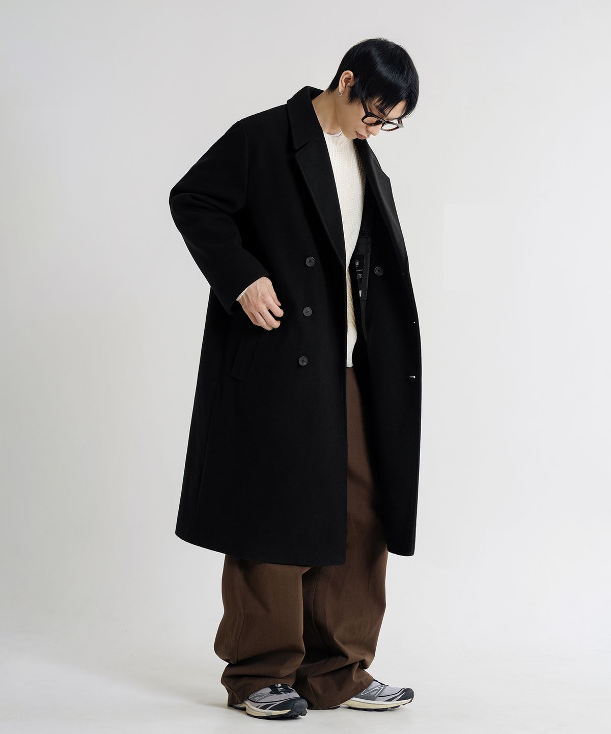 리메인세컨드(LEMAIN SECOND) 울 블렌드 오버핏 베스트 코트 컬렉션_3STYLE