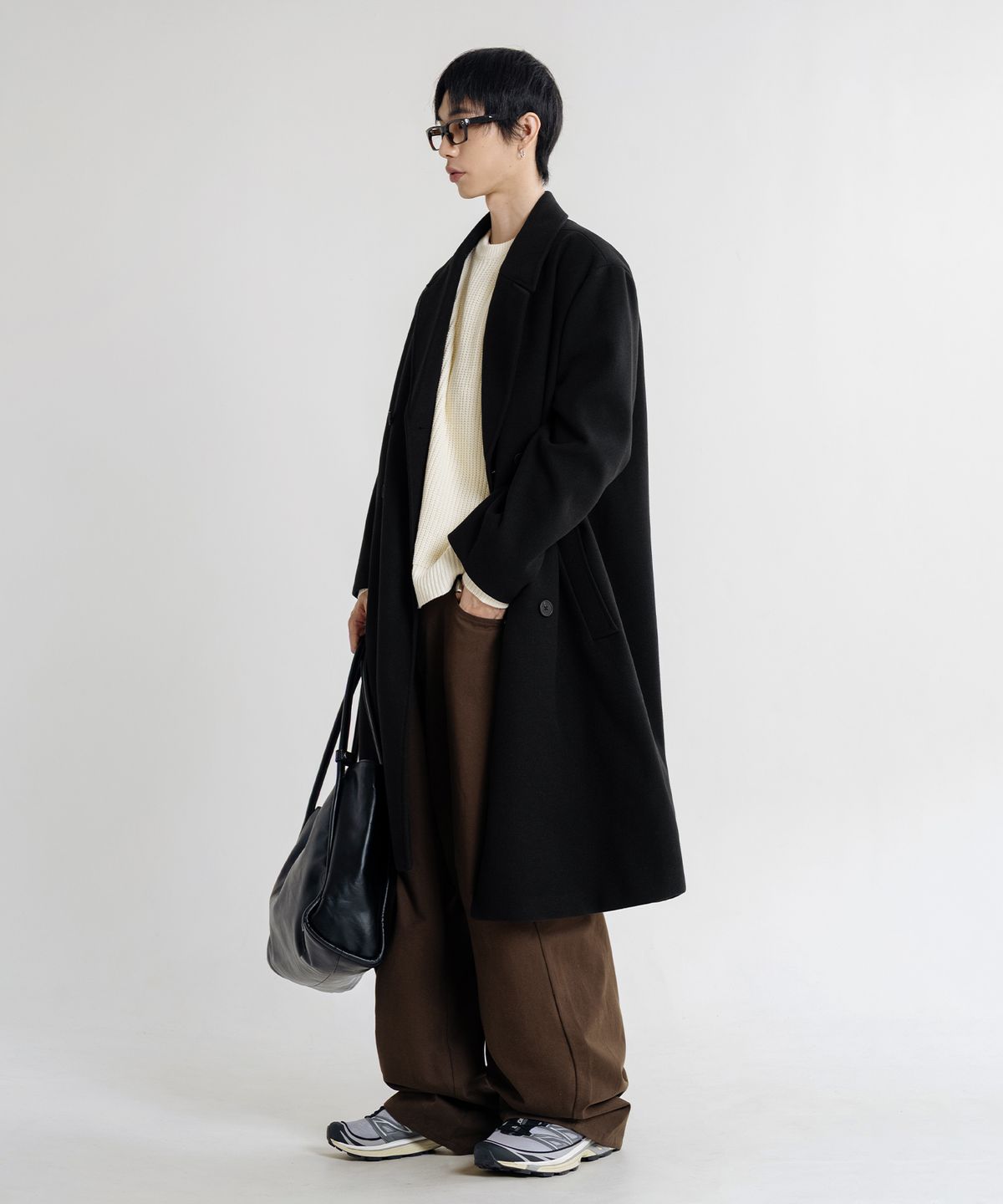 리메인세컨드(LEMAIN SECOND) 울 블렌드 오버핏 베스트 코트 컬렉션_3STYLE