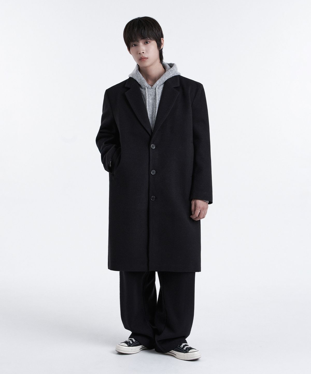 리메인세컨드(LEMAIN SECOND) 울 블렌드 오버핏 베스트 코트 컬렉션_3STYLE