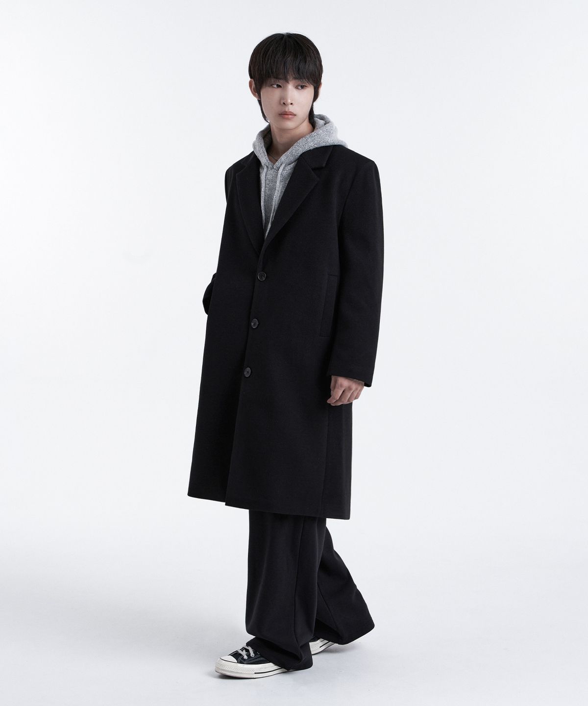 리메인세컨드(LEMAIN SECOND) 울 블렌드 오버핏 베스트 코트 컬렉션_3STYLE
