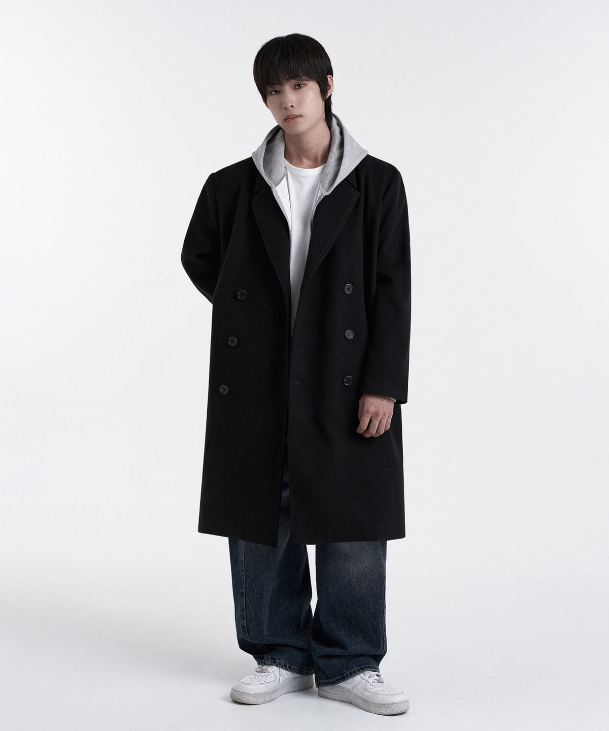 리메인세컨드(LEMAIN SECOND) 울 블렌드 오버핏 베스트 코트 컬렉션_3STYLE
