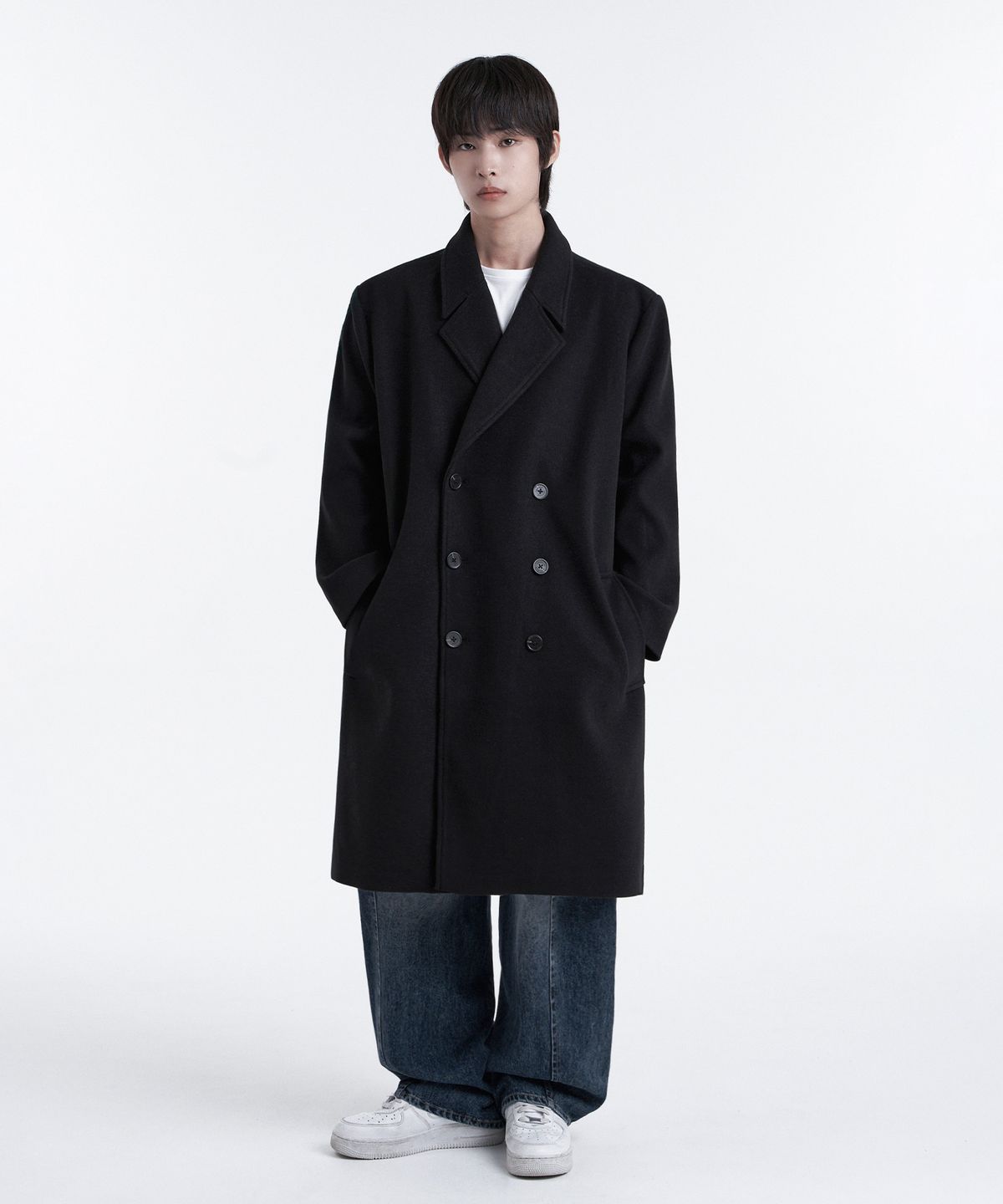 리메인세컨드(LEMAIN SECOND) 울 블렌드 오버핏 베스트 코트 컬렉션_3STYLE
