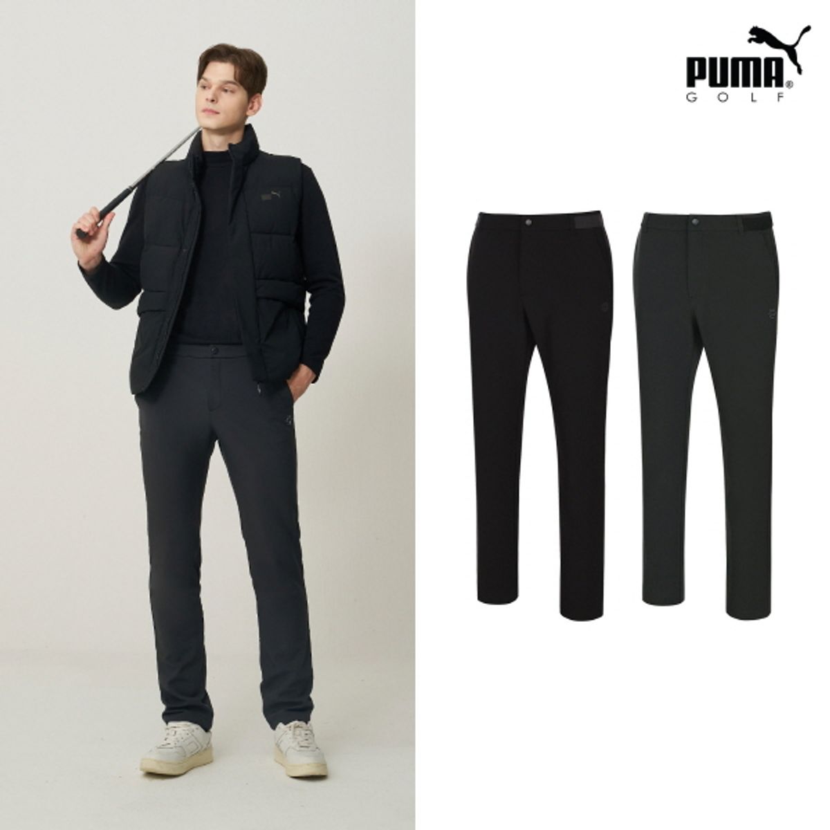 푸마 골프(PUMA GOLF) 기모 폴리 본딩팬츠 남성 2Color
