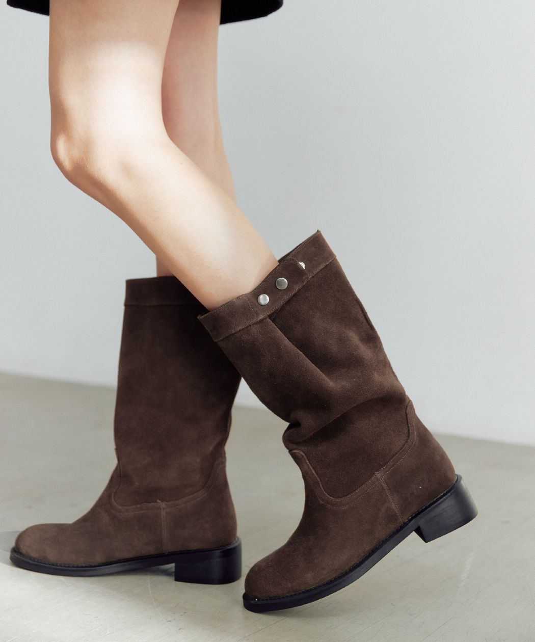 MUSINSA | KOMOREBI MUSEUM KM299 Handmade cow leather snap