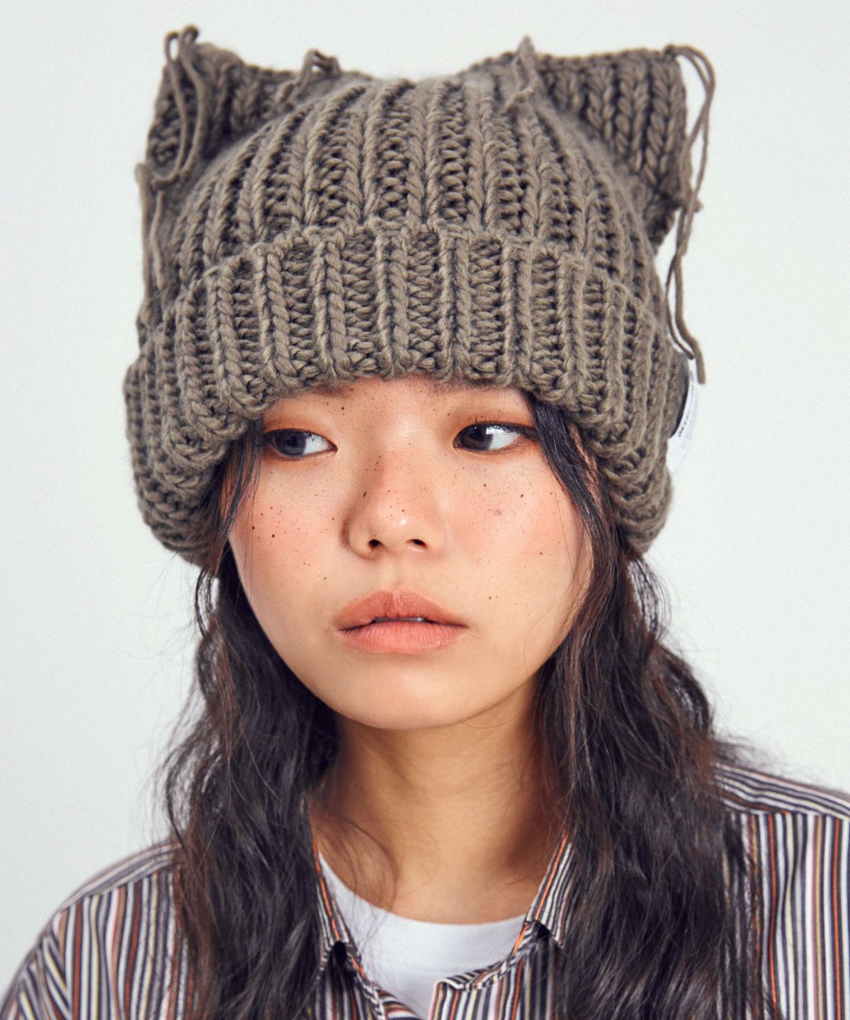 슬리피슬립(SLEEPYSLIP) BREAD KHAKI BEANIE
