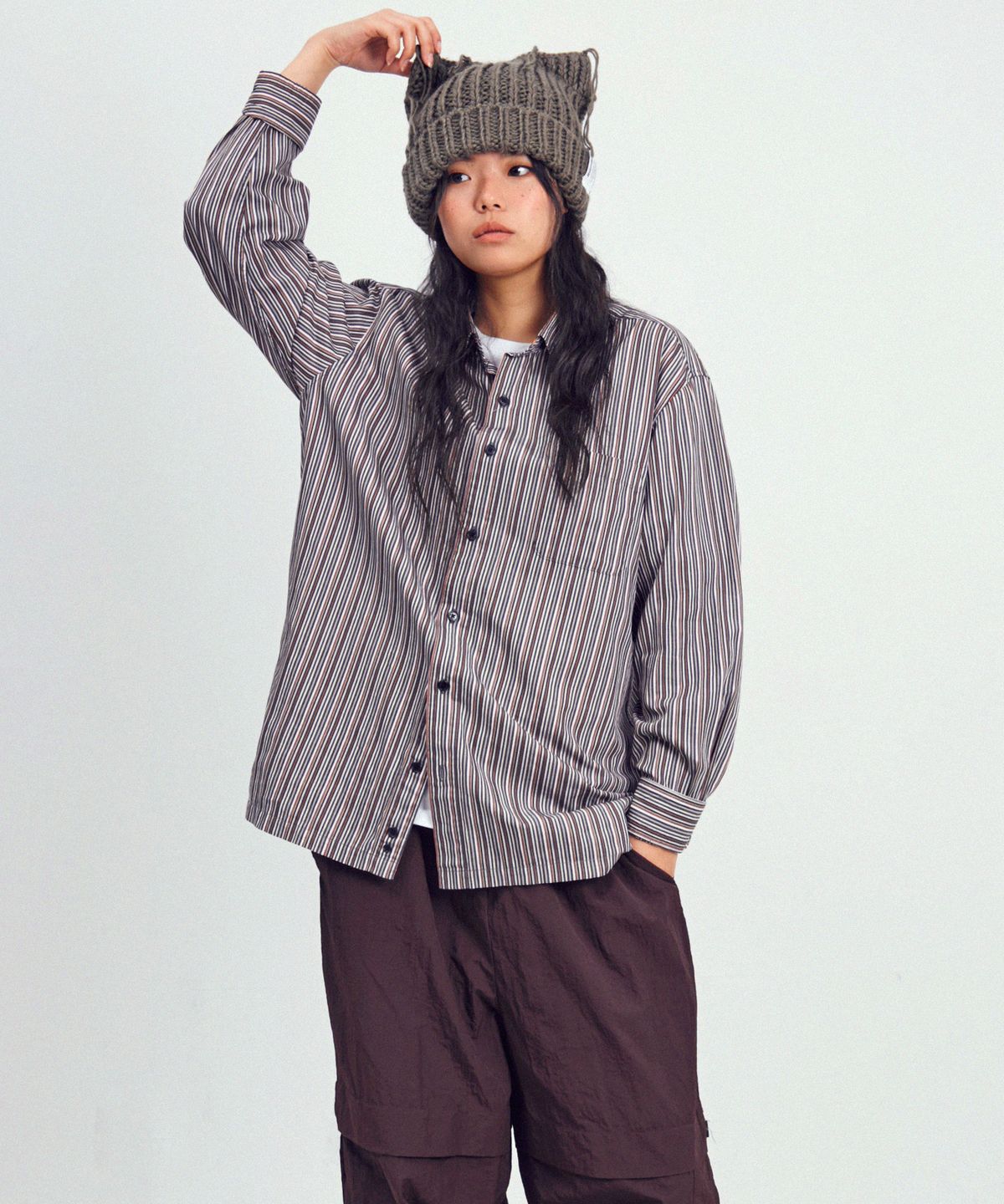 슬리피슬립(SLEEPYSLIP) BREAD KHAKI BEANIE