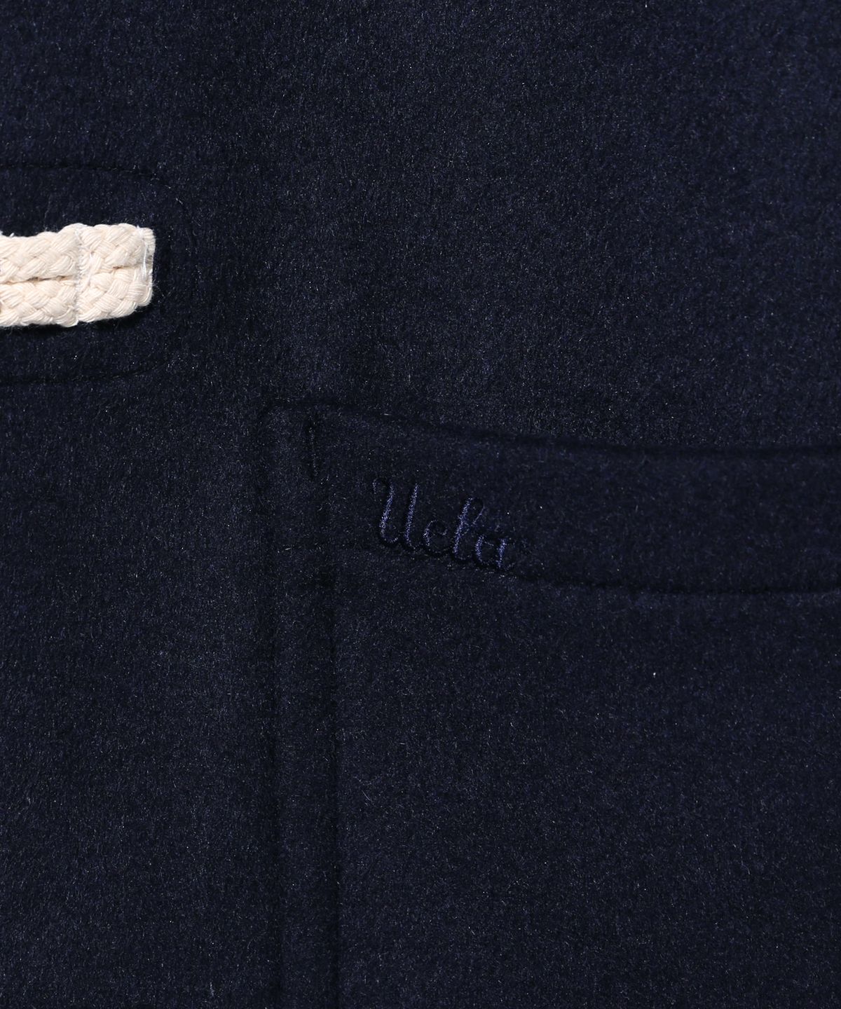 유씨엘에이(UCLA) 남녀공용 롱 후드 더플코트[DK-NAVY](UAAHC80)