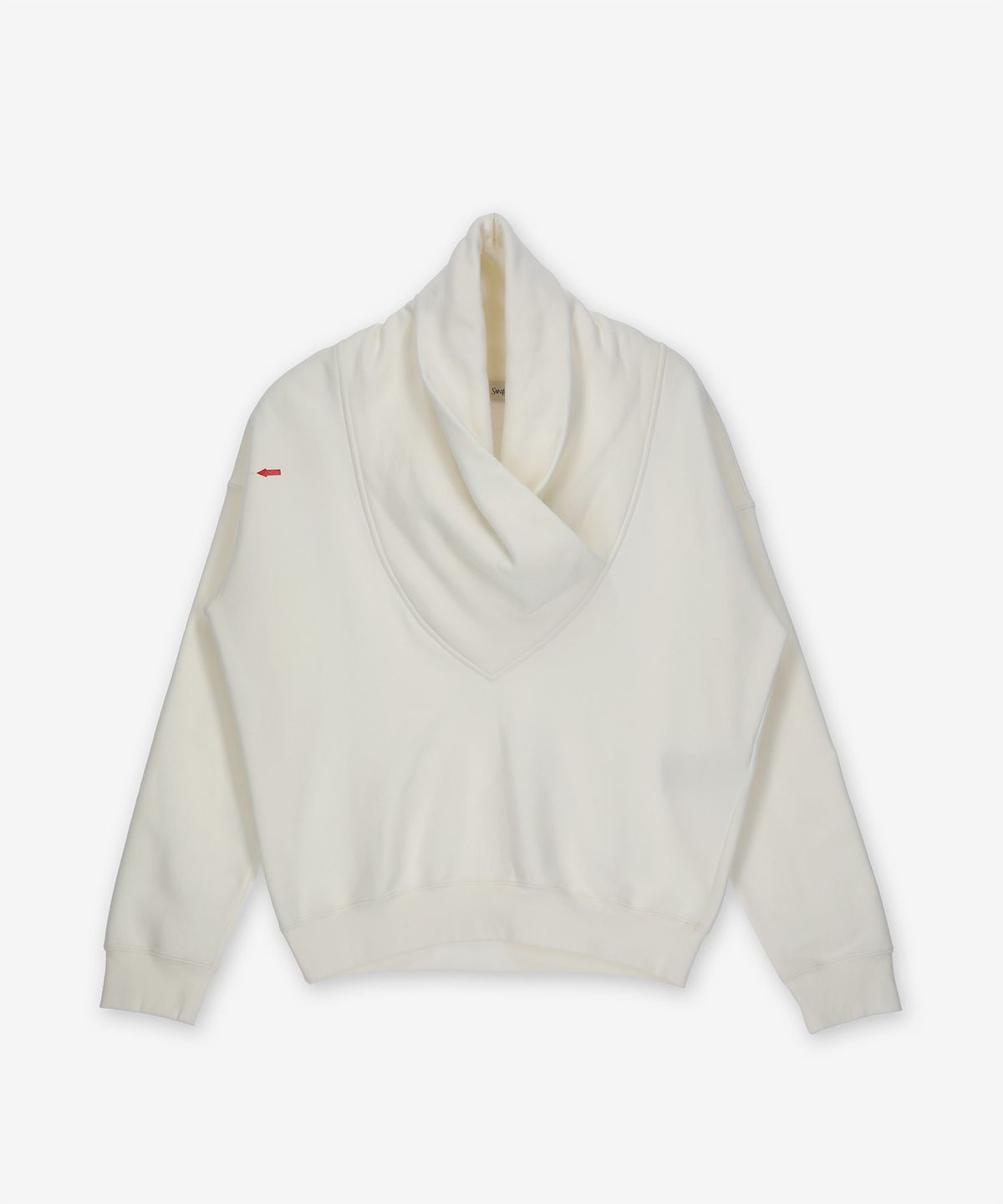 생로랑(SAINT LAURENT) 하이 V넥 맨투맨 - 화이트 / 803146Y36SW9538