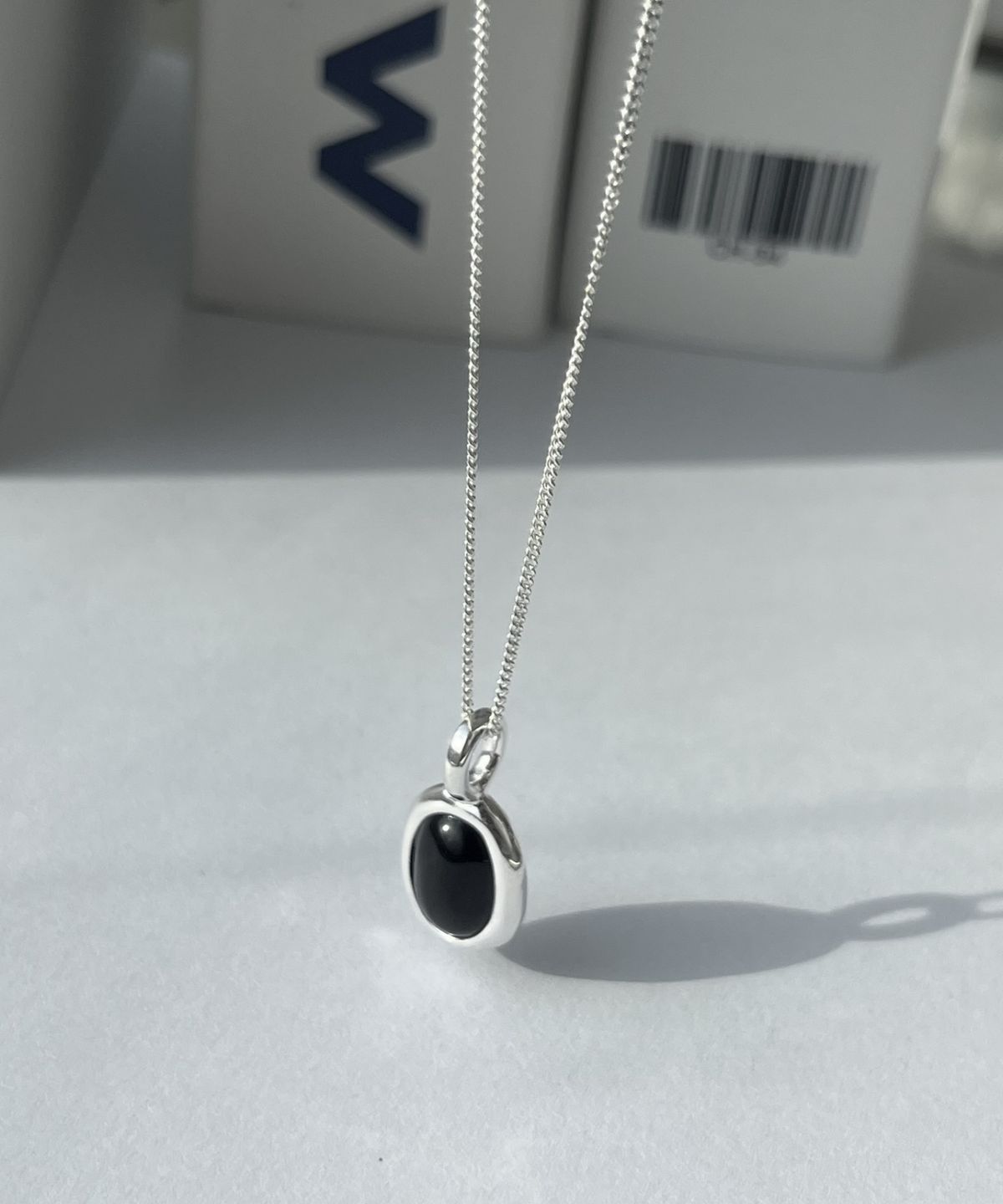 바라두(BARADU) [BARADU 925] Onyx pendant necklace