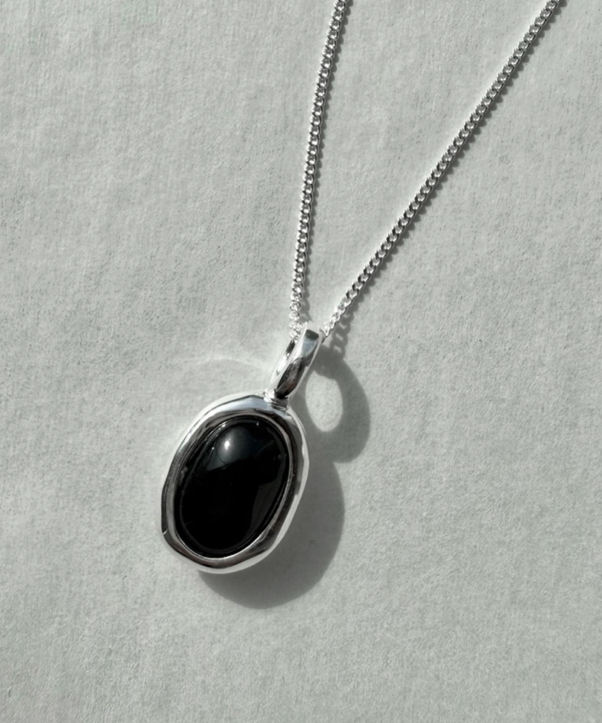 바라두(BARADU) [BARADU 925] Onyx pendant necklace
