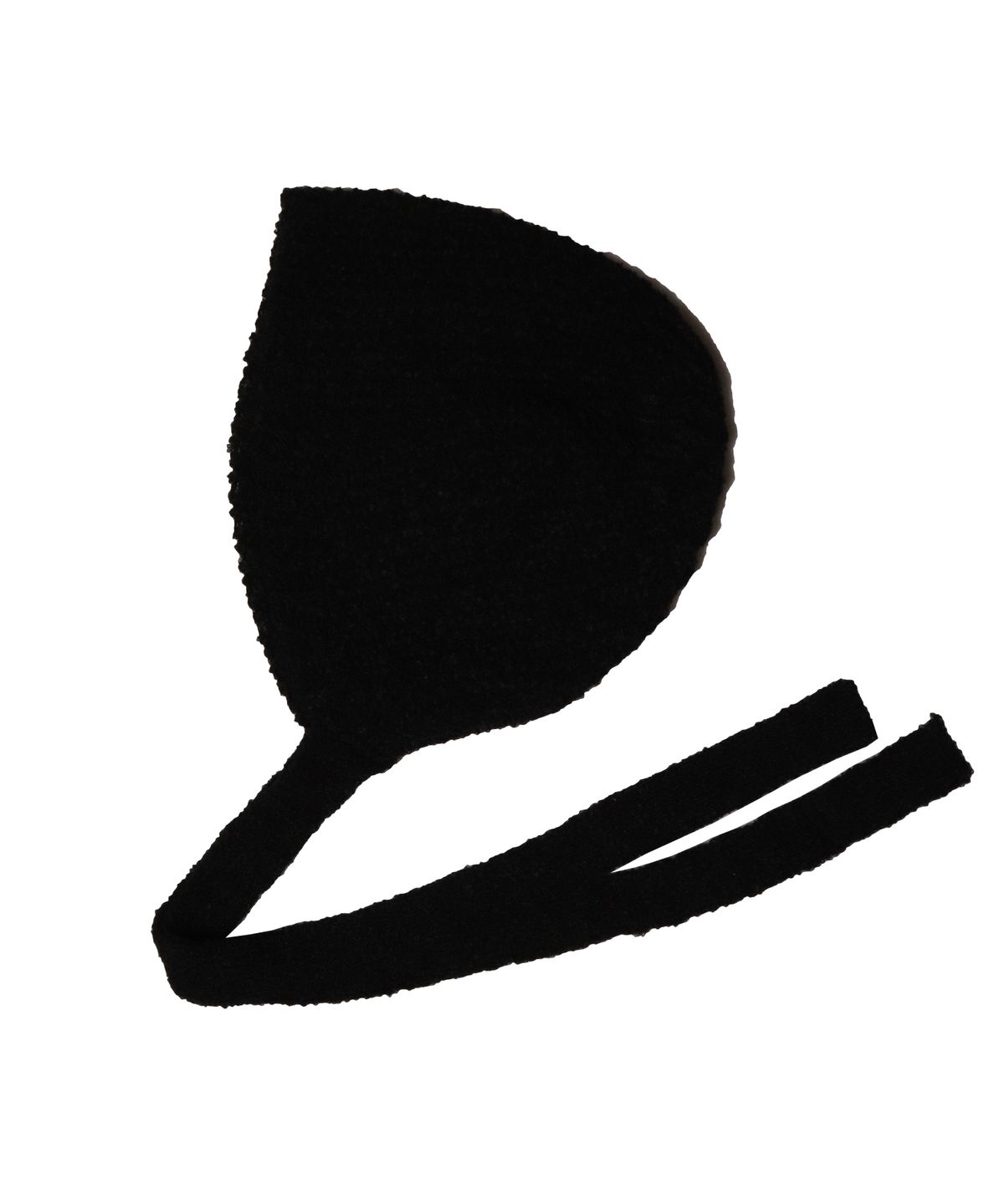 슬리피슬립(SLEEPYSLIP) WAFFLE BLACK BONNET HAT