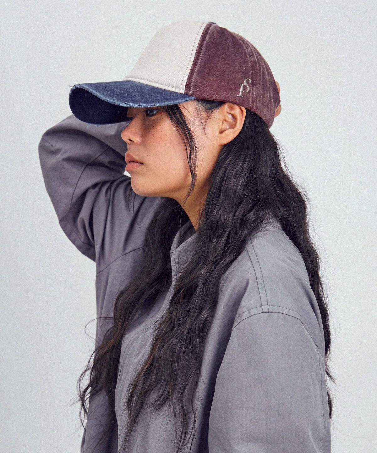 슬리피슬립(SLEEPYSLIP) NEVADA BURGUNDY/NAVY BALL CAP