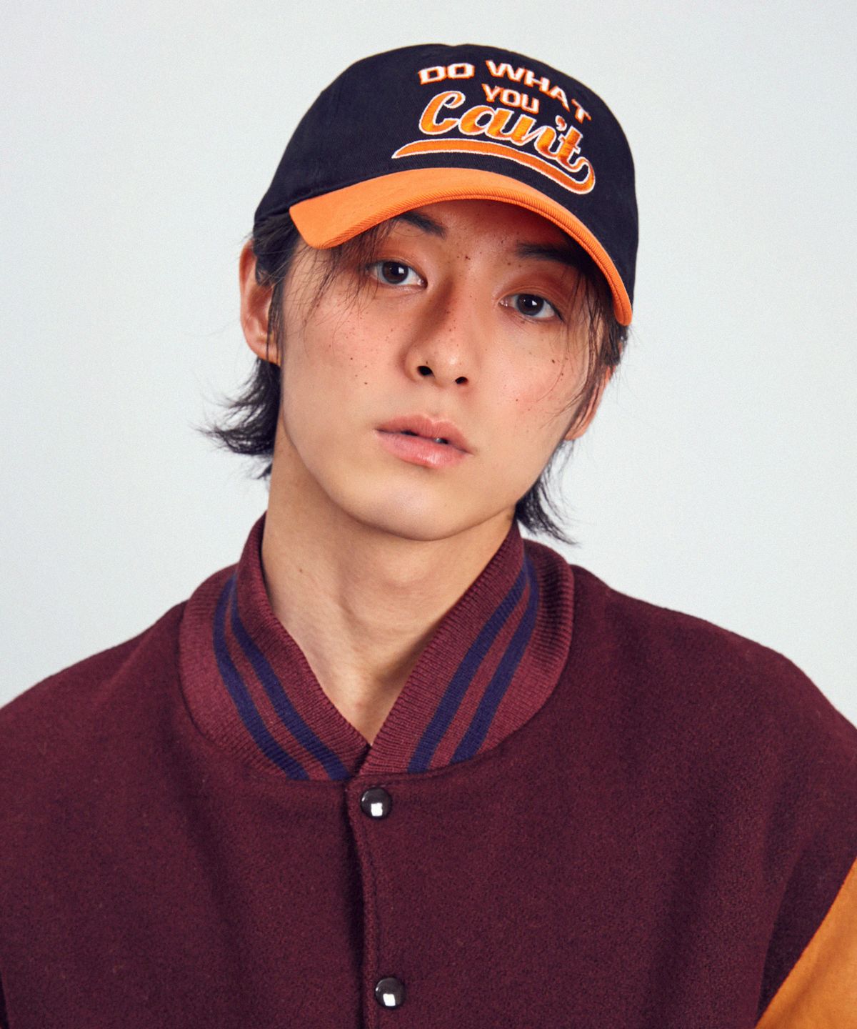 슬리피슬립(SLEEPYSLIP) BB DO WHAT BLACK/ORANGE BALL CAP