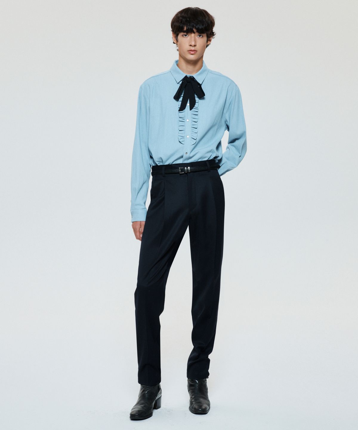 언티지(UNTAGE) 울 트라우저[Navy(UNISEX)]_UTH-FP71