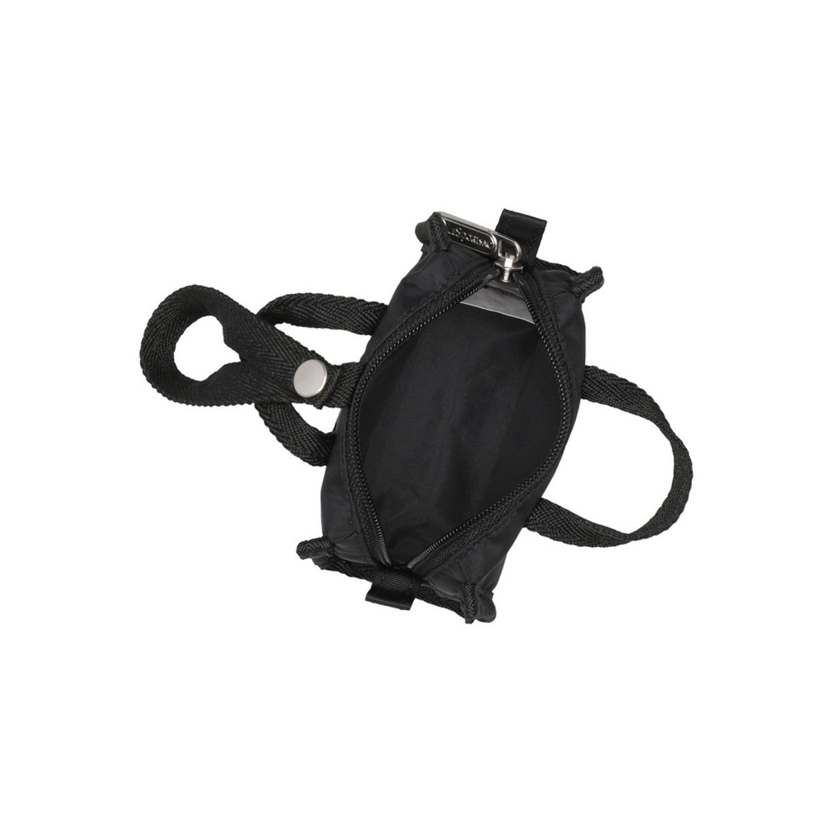 레스포색(LESPORTSAC) 리사이클드 블랙 마이크로 위켄더 챰 [1611.R086]