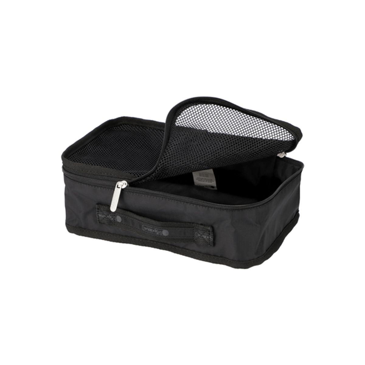 레스포색(LESPORTSAC) 리사이클드 블랙 스몰 팩킹 큐브 파우치 [3966.R086]