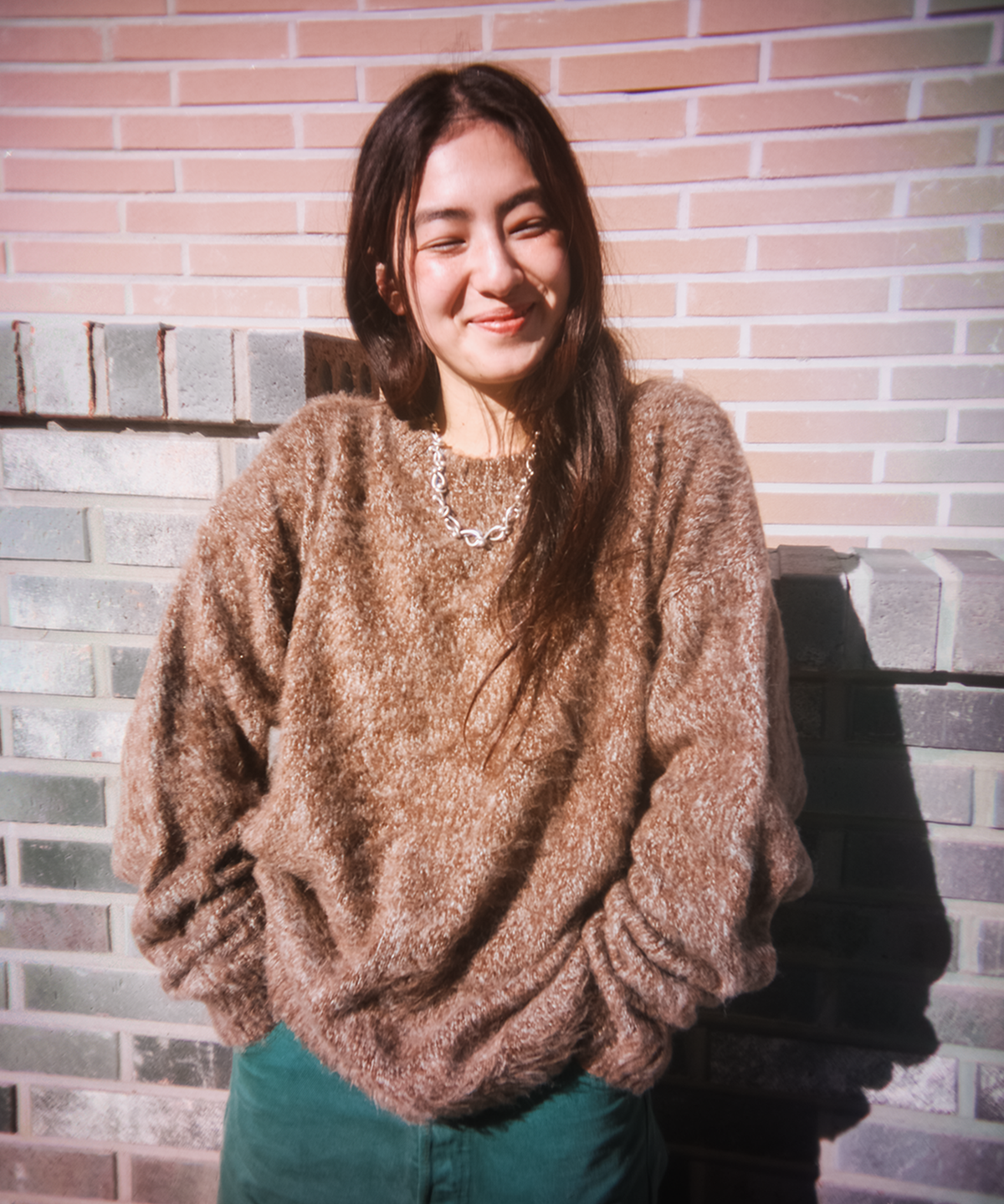 토우토우 아카이브(TOWTOW ARCHIVE) 코지 퍼지 스웨터 브라운
