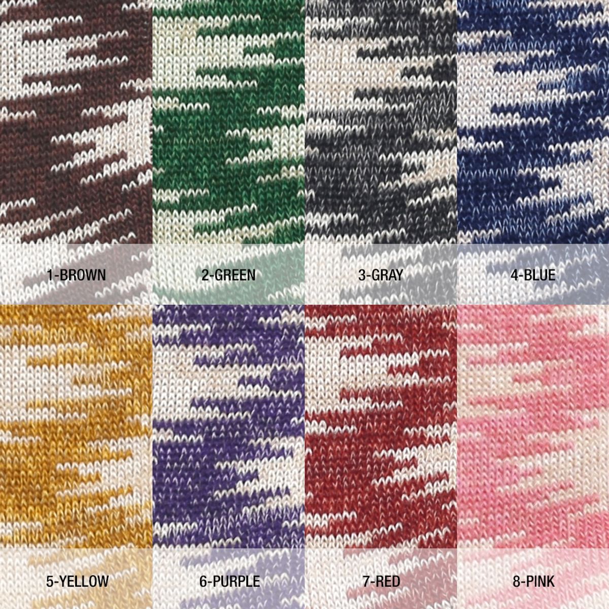 얀웍스(YARNWORKS) [3컬러 선택팩][8컬러]WORK23 나바호 패턴 자카드양말