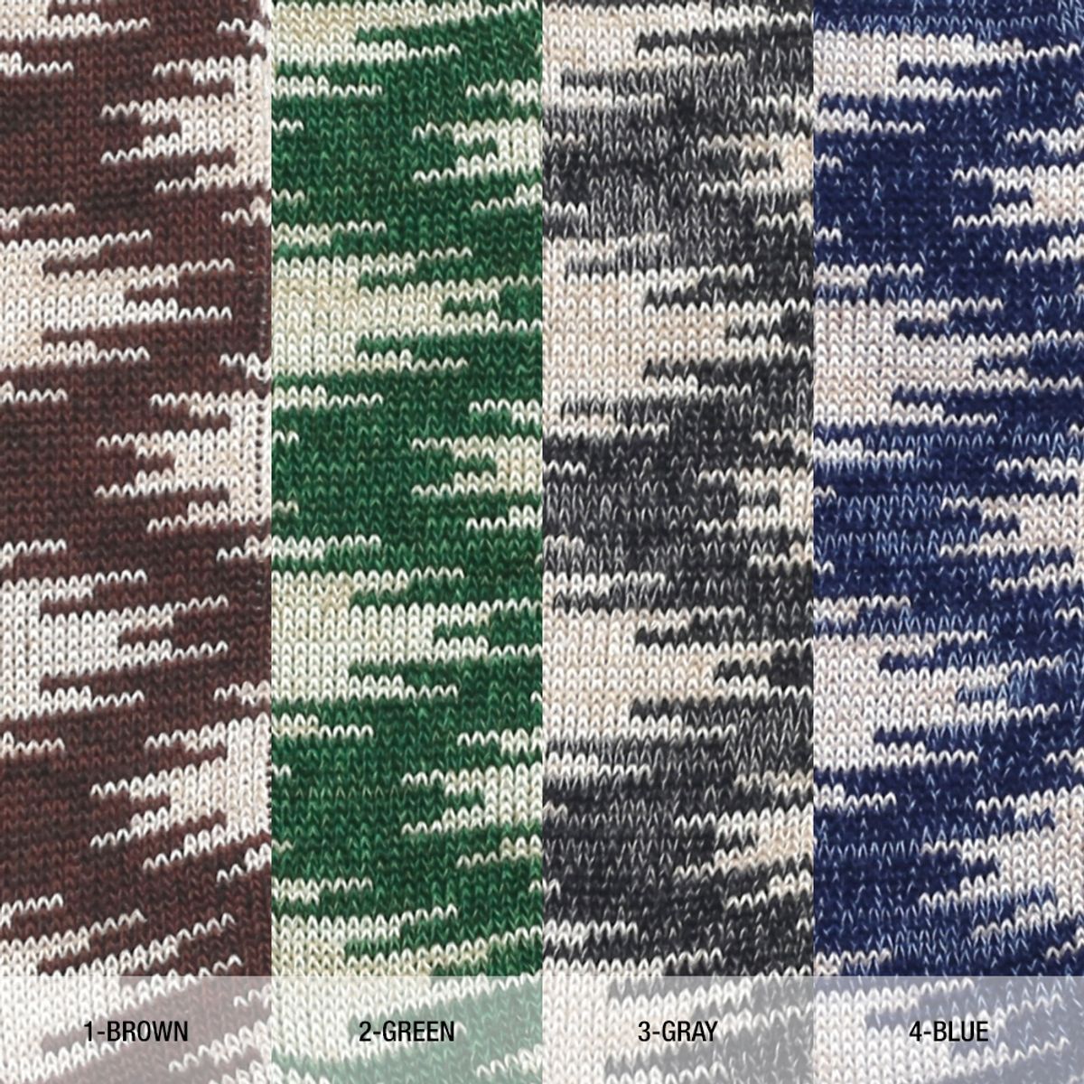 얀웍스(YARNWORKS) [다크 컬러 4팩]WORK23 나바호 패턴 자카드양말