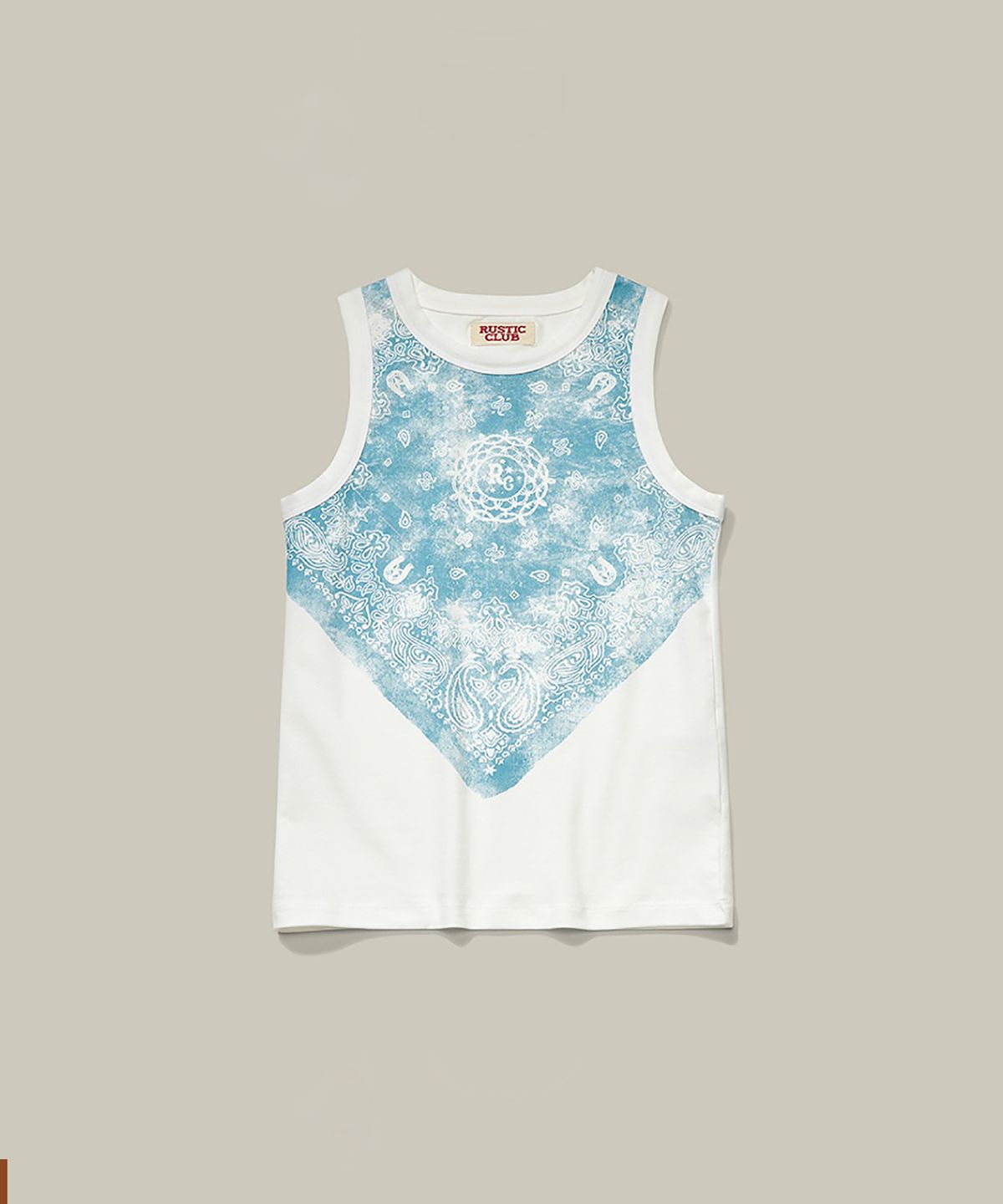 러스틱클럽(RUSTICCLUB) RC Bandana sleeveless_Blue
