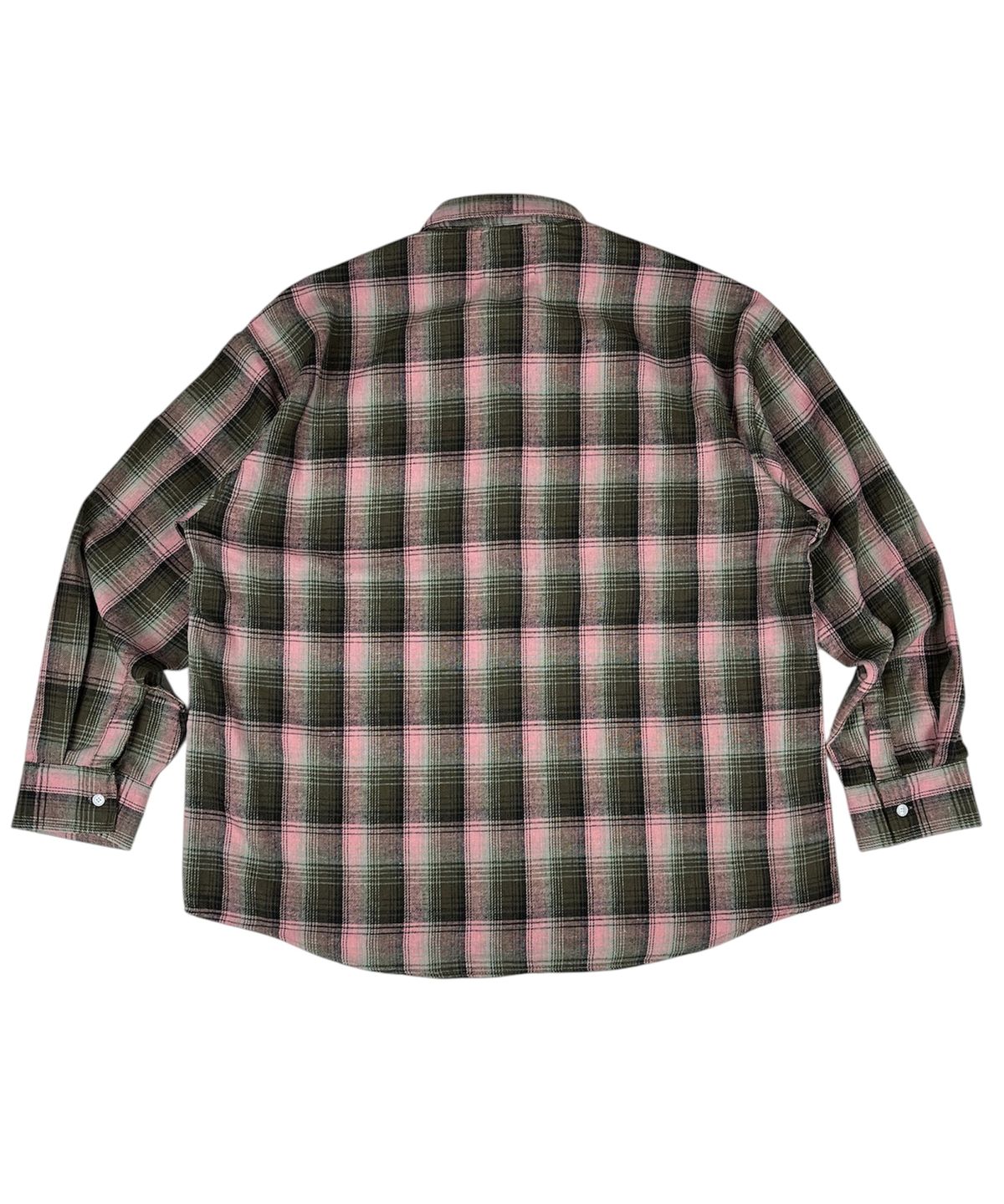 스케이터락(SK8ER ROCK) Vintage Tartan Check Shirt ((Pink))
