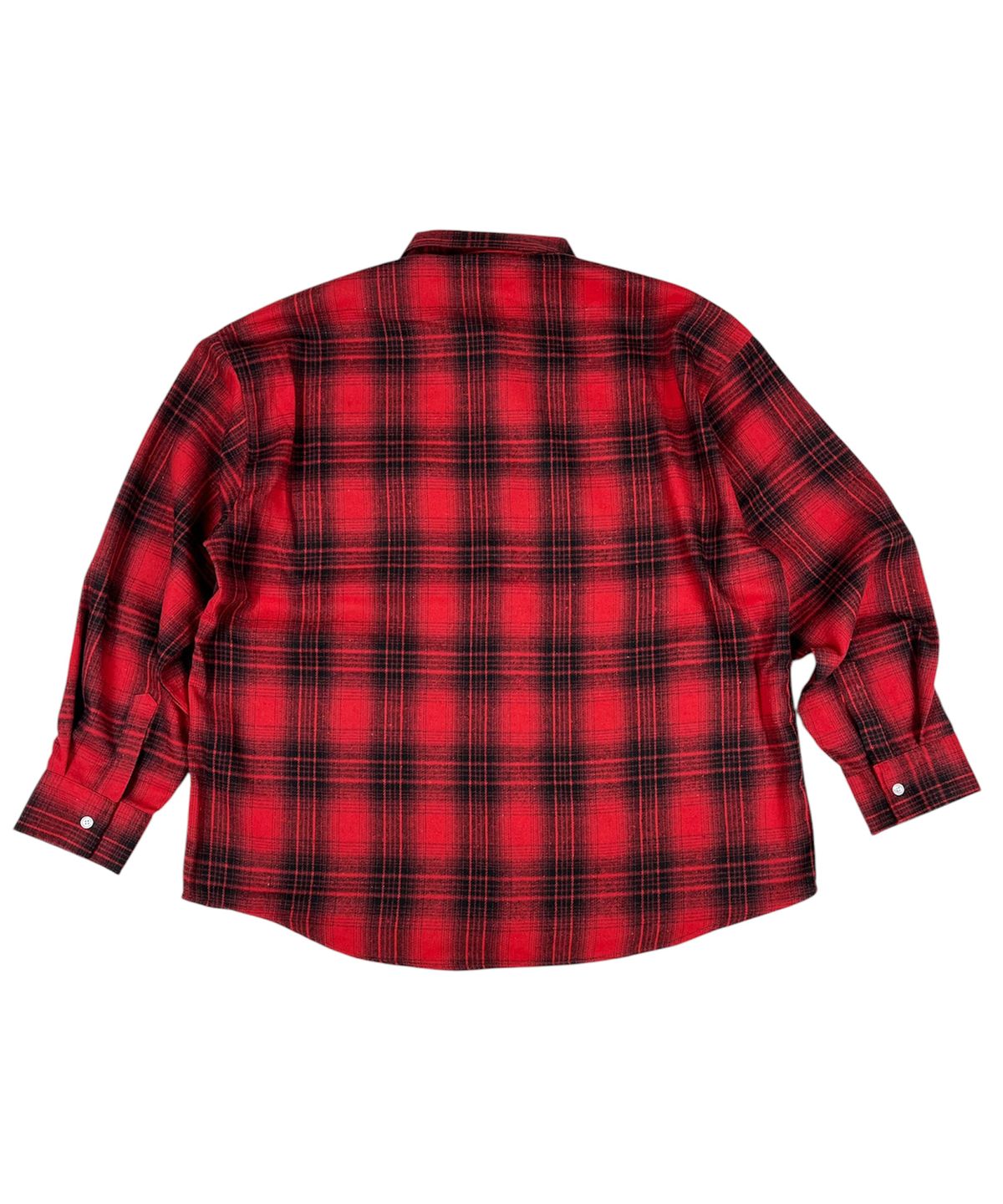 스케이터락(SK8ER ROCK) Vintage Tartan Check Shirt ((Red))