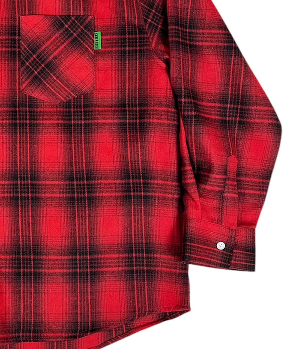 스케이터락(SK8ER ROCK) Vintage Tartan Check Shirt ((Red))
