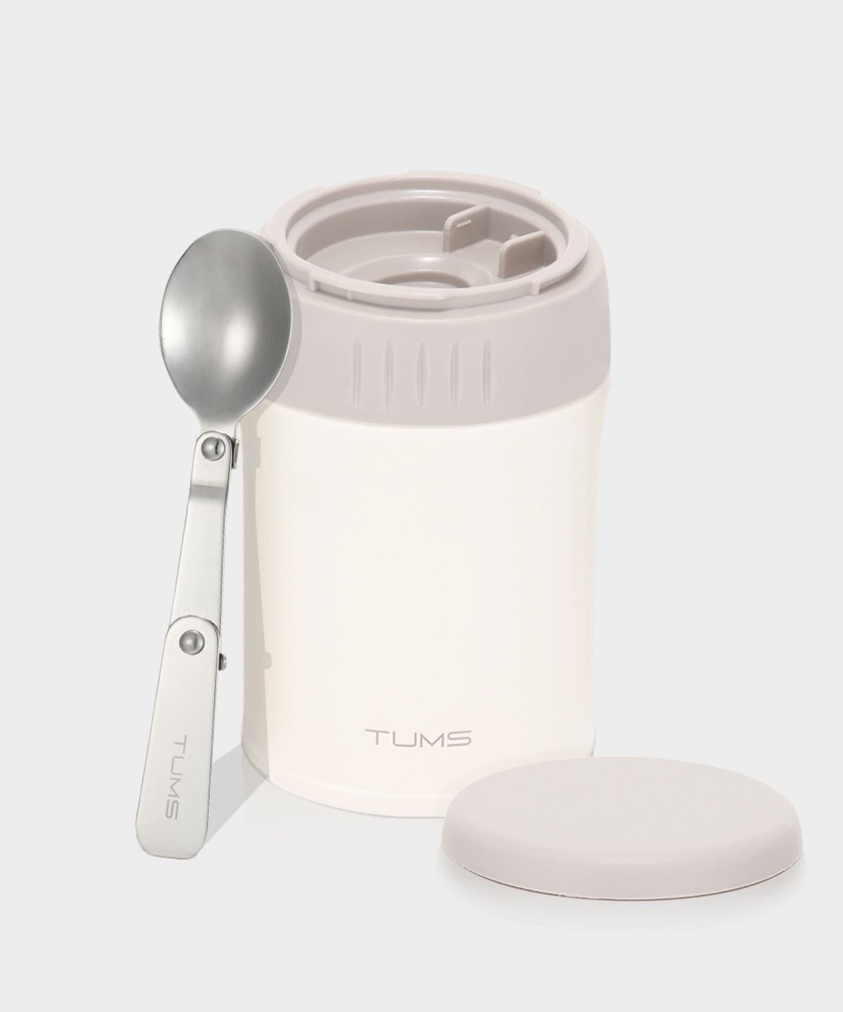 텀스(TUMS) 텀스 심플 푸드자 370ml+접이식 숟가락 세트